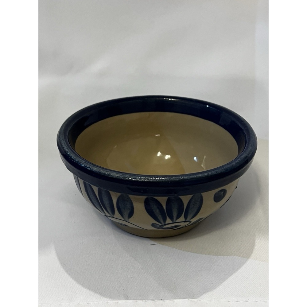 Beaumont Brothers Pottery BBP Salt Glazed Bowl Blue Farmhouse Cottagecore